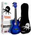 Ukelele Octopus Soprano Azul Oscuro Burst